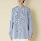 denicher/フロントフリルブラウス