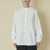 denicher/フロントフリルブラウス