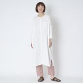 motone/ノーカラーワンピース 2nd 9分袖