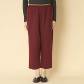 TUTIE./ピーチ起毛コットンセルロースクロップドパンツ