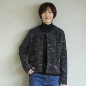 Kilka/ジャケット見えするツイードライクカーディガン