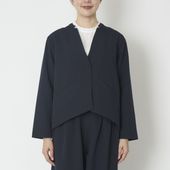 DOVERS/TRツイルバックプリーツジャケット