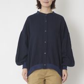 ubasoku/猫目ボタン長袖ブラウス