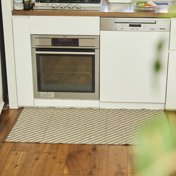 BRITA SWEDEN/プラスチックラグ 70×130cm -水拭きで汚れが落ちる北欧の