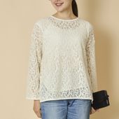 denicher/ウールレースプルオーバー