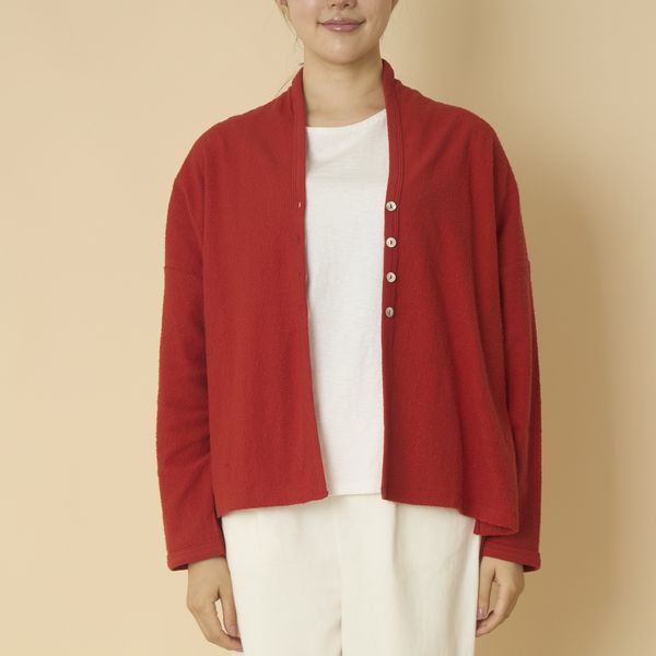 買い得 14AW VADELバデル 3フックショールカーディガン44