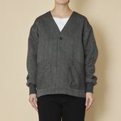 motone/ファブリックカーディガン