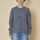 SAIFUKU/畦編みゆったりカーディガン