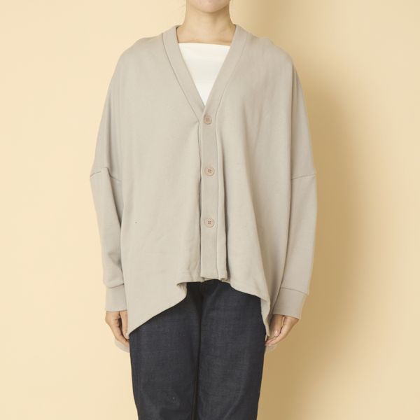 ciroc/コーマ裏毛カーディガン