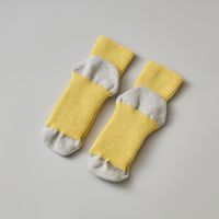 イエロー×ライトグレー