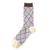 TRICOTE/ARGYLE BUMPY SOCKS