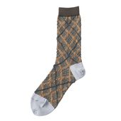 TRICOTE/ARGYLE BUMPY SOCKS