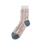 TRICOTE/BUMPY ARGYLE SOCKS