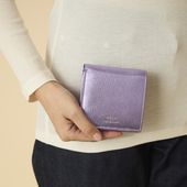 MUZICA VITA/インド山羊革2つ折り　ラメ財布
