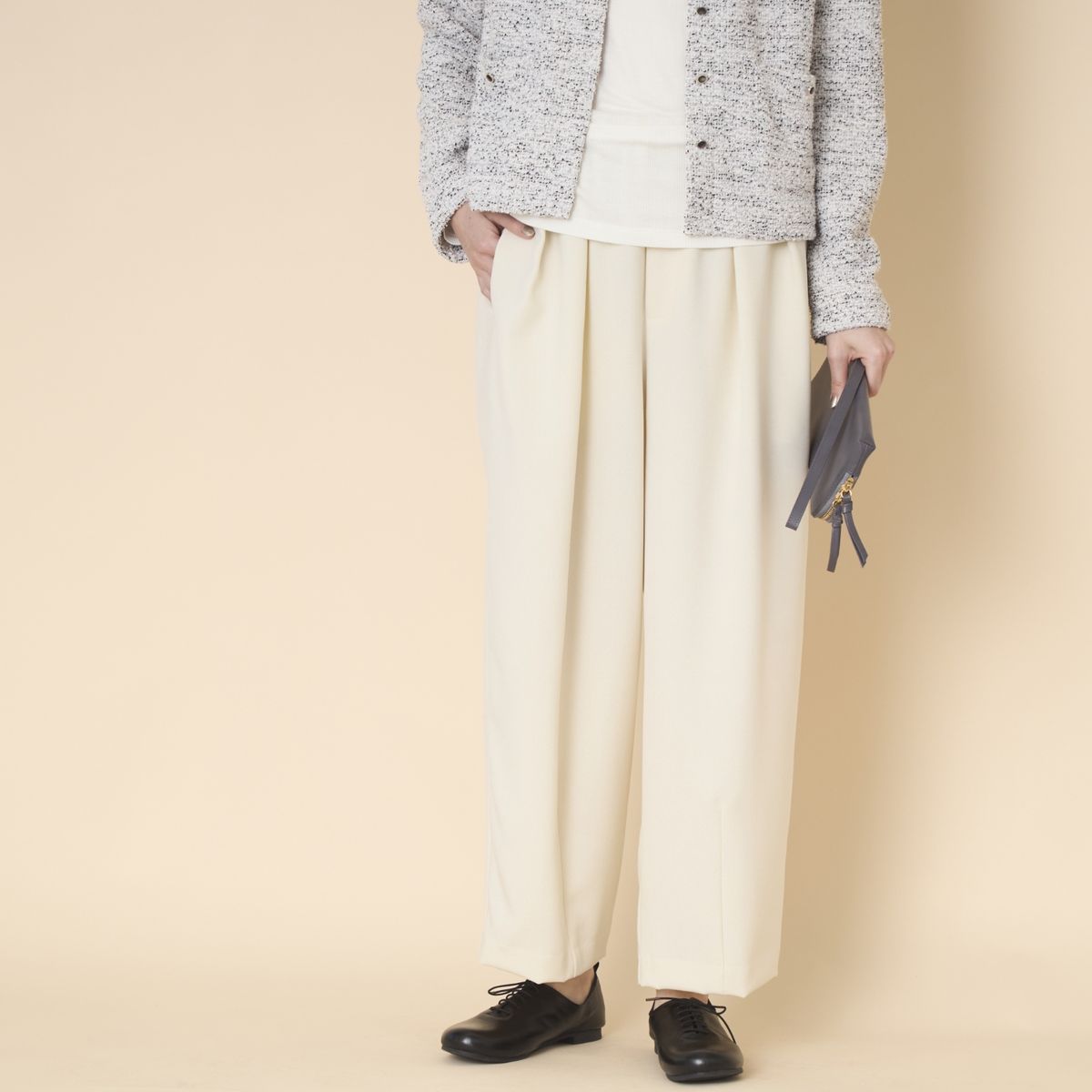 denicher/コクーンワイドパンツ