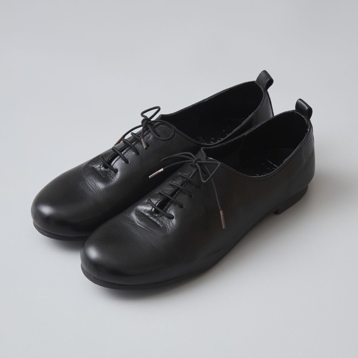 TRAD+/撥水ソフトレザーレースアップシューズ