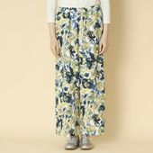 denicher/ボタニカルフラワーイージーパンツ