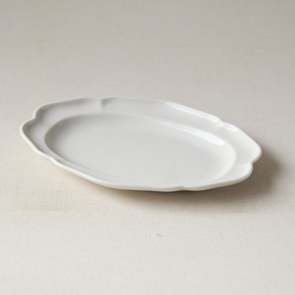 かもめ製作所/花リムオーバルプレート