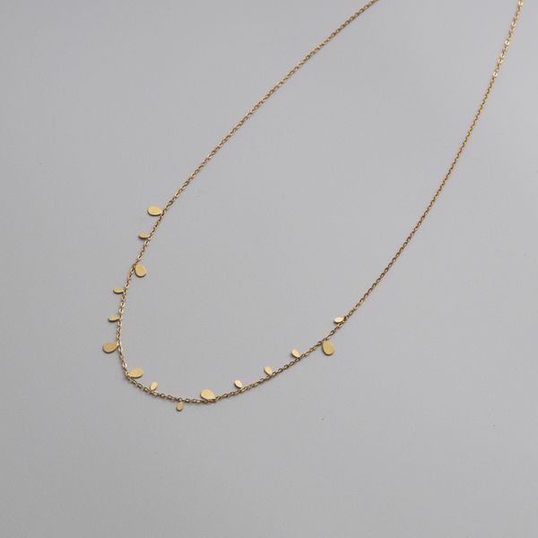 F.sequence/ステンレスドロップネックレス