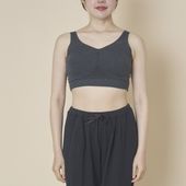 MALYNE SILK/シルクコットン ハーフトップ