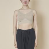 MALYNE SILK/シルクコットン ハーフトップ