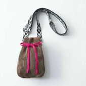 TRICOTE/RIB POUCH BAG