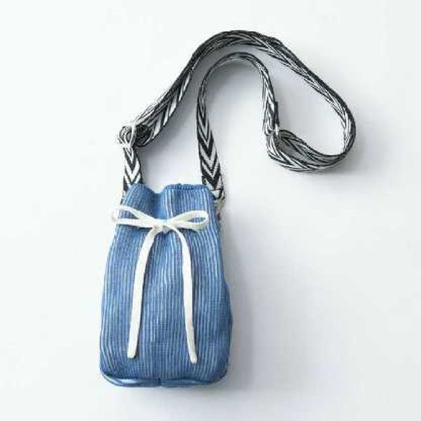 TRICOTE/RIB POUCH BAG