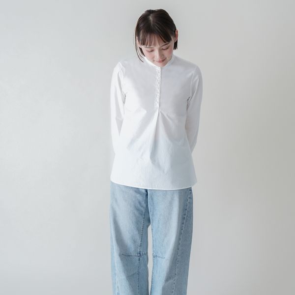 nuhji/ベリッザ　スーピマコットンタイプライターシャツ