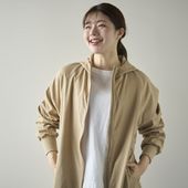 motone/スタイルストア限定　撥水＆ストレッチフード付きコート