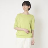 SAIFUKU/袖口が透けて涼やか麻プルオーバー