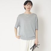 SAIFUKU/袖口が透けて涼やか麻プルオーバー