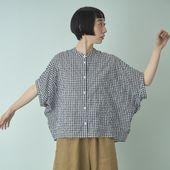 Kilka/コットンシャーリングドルマンシャツ