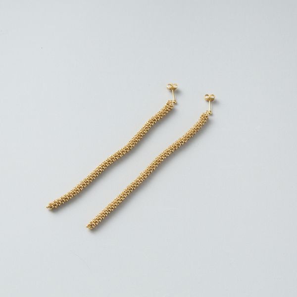 inch"/ビーズピアス TOMI