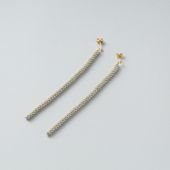 inch"/ビーズピアス TOMI