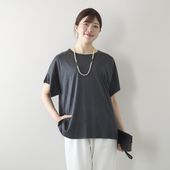 DRESS HERSELF/シルクワイドTシャツ