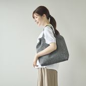 charm/シャーリングバッグ L　ドミノ