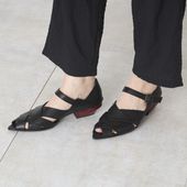 RABOKIGOSHI works/本革2WAYグルカ風パンプス