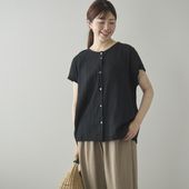 motone/レディスノーカラーシャツ 2nd ノースリーブ