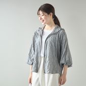 Kilka/軽くてシワを気にせず使える、薄手コットンパーカー