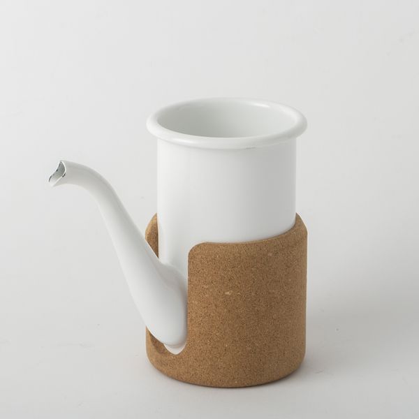 cupPot 手滴式琺瑯壺 -取っ手がないからドリップしやすい、ホーロー