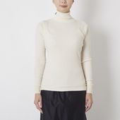 天衣無縫/コットンリブタートルネックカットソー