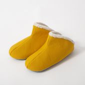 ABE HOME SHOES/帆布のボアルームシューズ