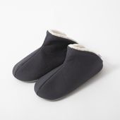 ABE HOME SHOES/帆布のボアルームシューズ
