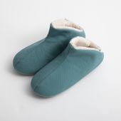 ABE HOME SHOES/帆布のボアルームシューズ