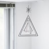 micat glass/ステンドグラスのツリーモビール