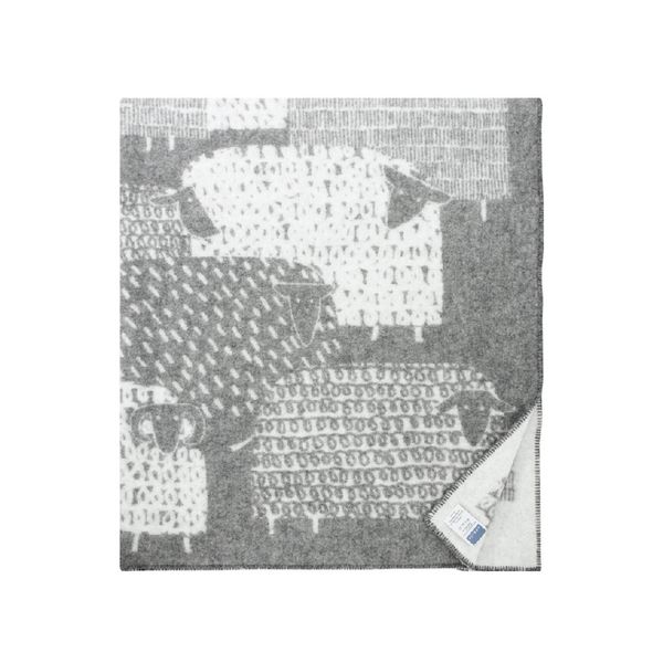 LAPUAN KANKURIT/PAKAPAAT ウールブランケット 90×130cm -羊の群れが