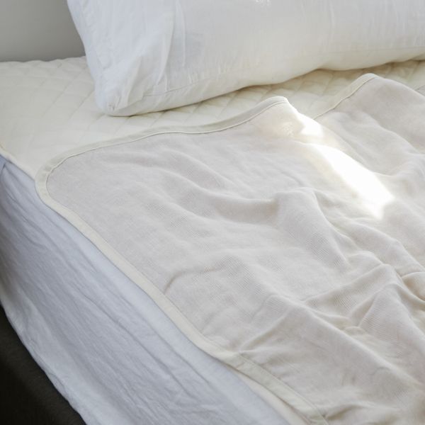 リネン ガーゼ ケット ichiori/やわらか速乾ガーゼケット ハーフ -軽くて肌にまとわりつき