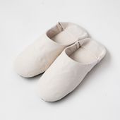 ABE HOME SHOES/帆布のバブーシュ XL