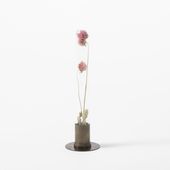 PICUS/ハーバリウムブラスグラスドーム＆フラワーベース ラスト