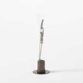 PICUS/ハーバリウムブラスグラスドーム＆フラワーベース ラスト